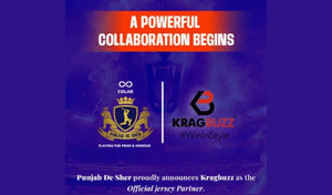 KragBuzz Sports Named Official Jersey Partner of Punjab De Sher for CCL 2026