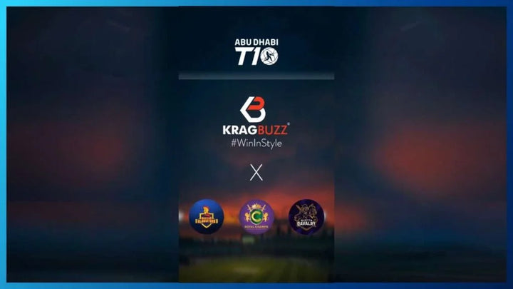 KragBuzz Sports partners with Quetta Qavalry, Royal Champs & Deccan Gladiators in Abu Dhabi T10