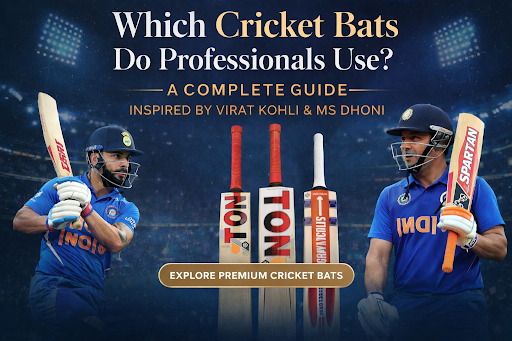Which Cricket Bats Do Professionals Use? A Complete Guide Inspired by Virat Kohli & MS Dhoni