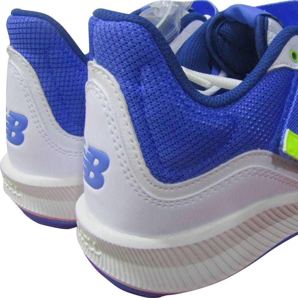 New Balance CK4040 W5 Spike Cricket Shoes White Blue