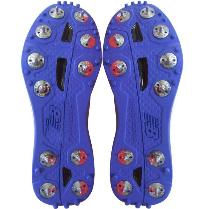 New Balance CK10 R5 Spike Cricket Shoes White Blue