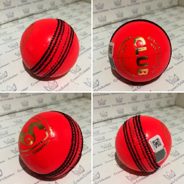 SG CLUB PINK CRICKET BALL (PACK OF 6)