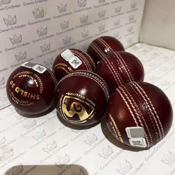 SG SHIELD RED CRICKET BALL (PACK OF 6)