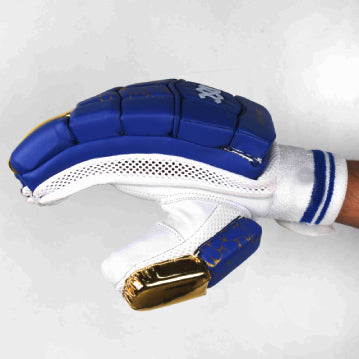 DSC STRIKE 20/20 CRICKET BATTING GLOVES BLUE MENS SIZE