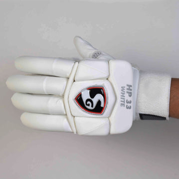 SG HP 33 WHITE CRICKET BATTING GLOVES MENS SIZE