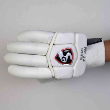 SG HP 33 WHITE CRICKET BATTING GLOVES MENS SIZE