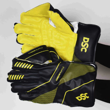 DSC CONDOR RUFFLE CRICKET WICKET KEEPING GLOVES MEN SIZE