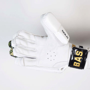 BAS VAMPIRE CAMO GOLD CRICKET BATTING GLOVES MENS SIZE