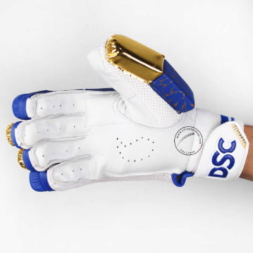 DSC STRIKE 20/20 CRICKET BATTING GLOVES BLUE MENS