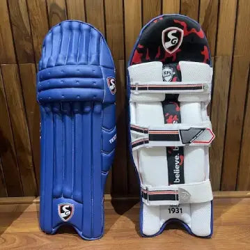 SG TEST BATTING LEGGUARD BLUE JUNIOR