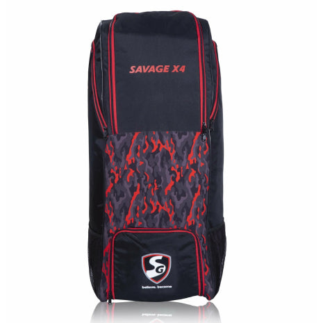 SG SAVAGE X4 DUFFLE WHEELIE Cricket Kit Bag