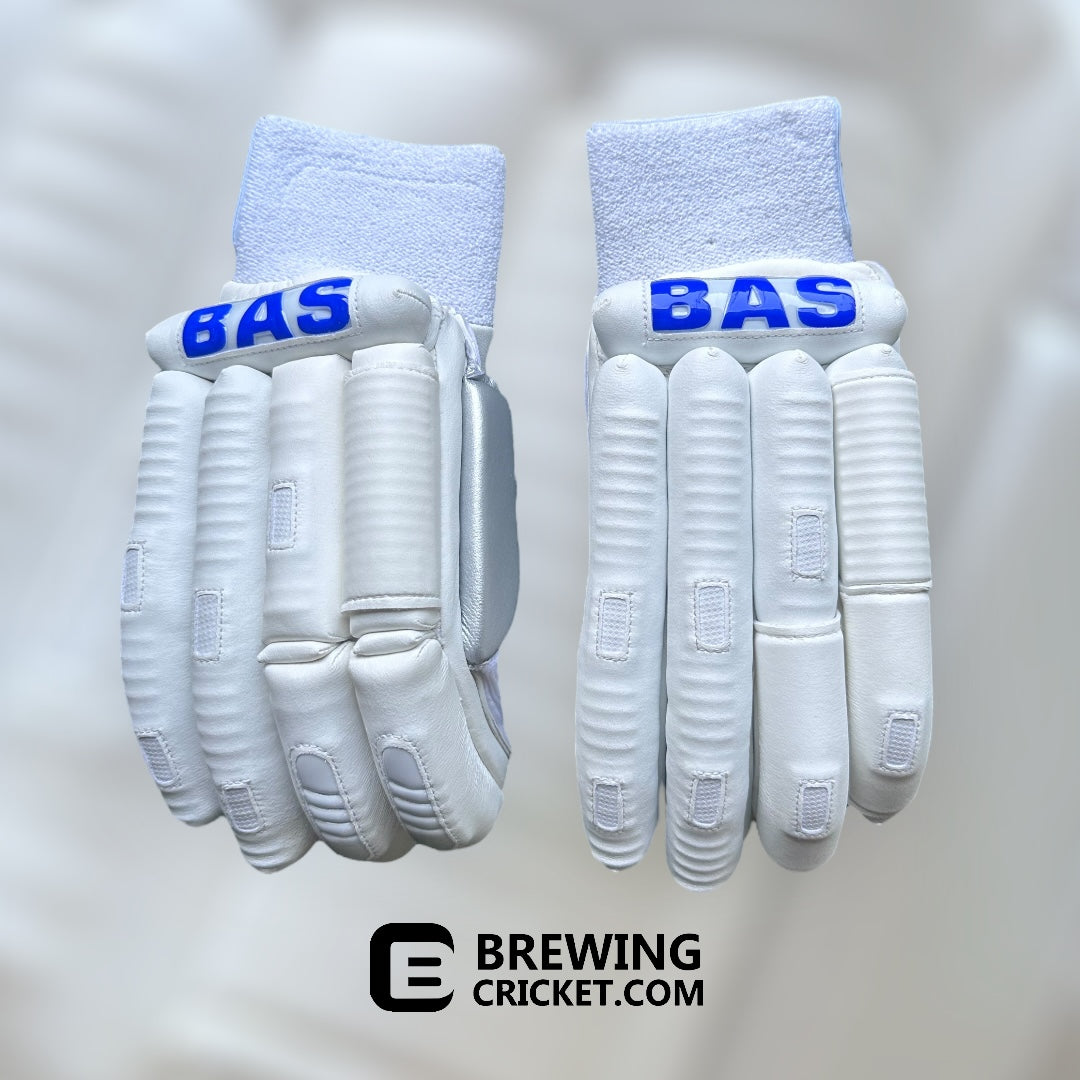 BAS Players All White - Batting Gloves