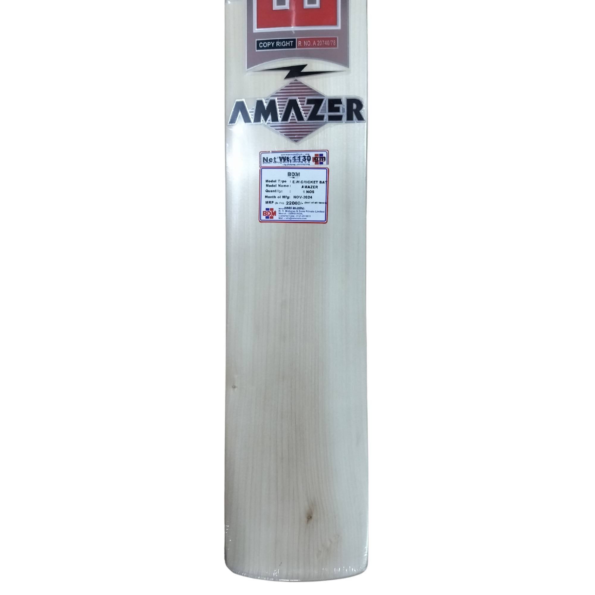 BDM Amazer English Willow Cricket Bat