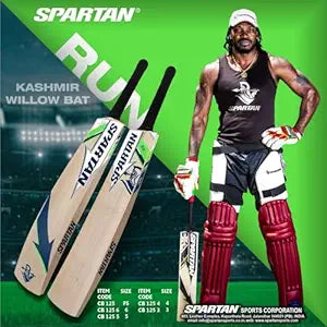 SPARTAN Run Cricket Bat - Premium Kashmir Willow