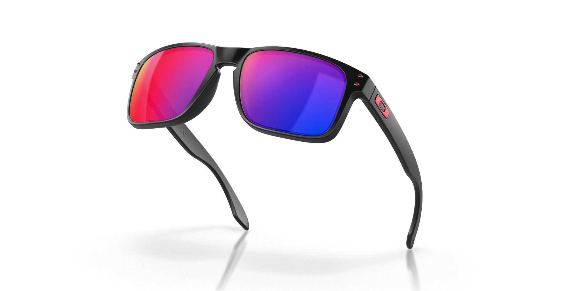 Oakley Holbrook,  Matte Black Red Iridium, Virat Series - Sun Glasses
