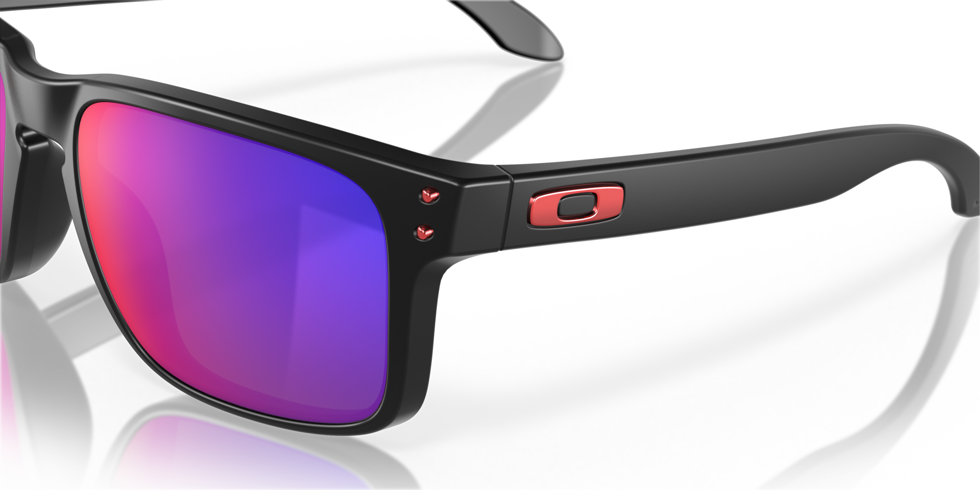 Oakley Holbrook,  Matte Black Red Iridium, Virat Series - Sun Glasses