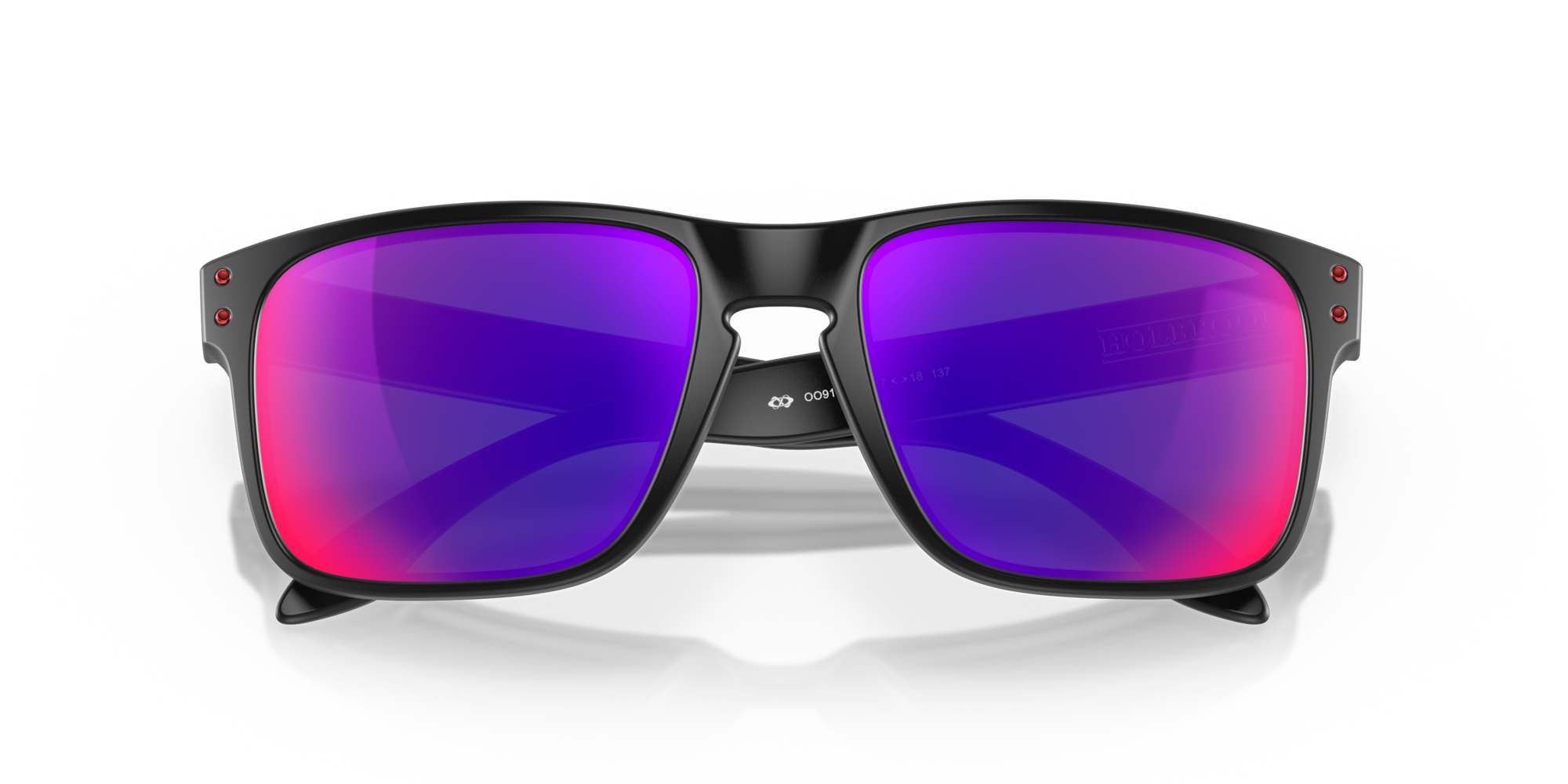 Oakley Holbrook,  Matte Black Red Iridium, Virat Series - Sun Glasses