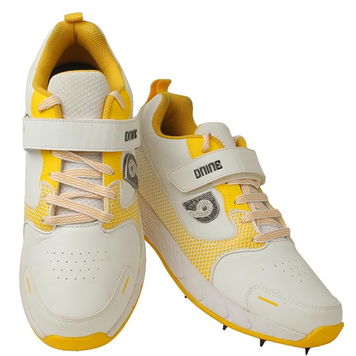 DNINE Men's Polyurethane (PU) Kings-1 Cricket Shoes