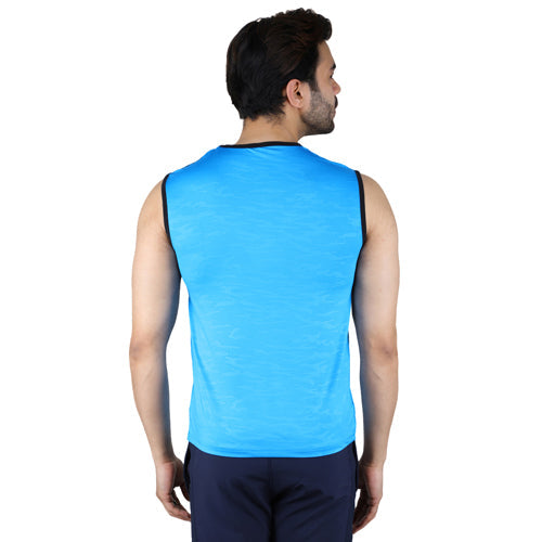 Aqua Blue Spandex Tank - kragbuzz