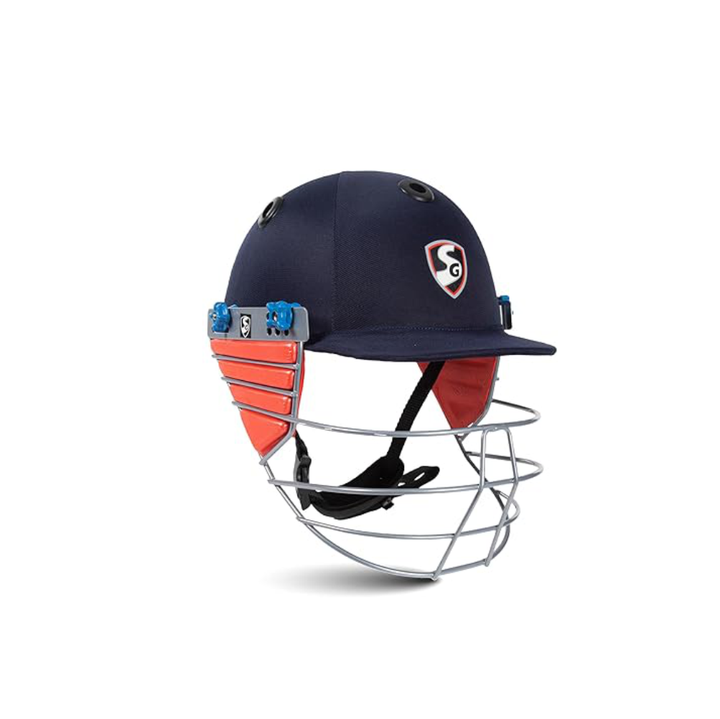 sg polyfab cricket helmet