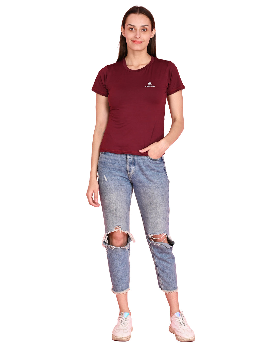 Elna Round Neck Tshirts - kragbuzz