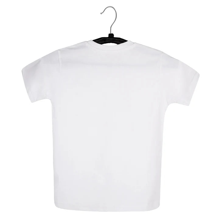 KRAGBUZZ Printed Cotton T-Shirt for Kids | Soft Half Sleeve Logo Tee | Comfortable Casual Wear for Boys & Girls