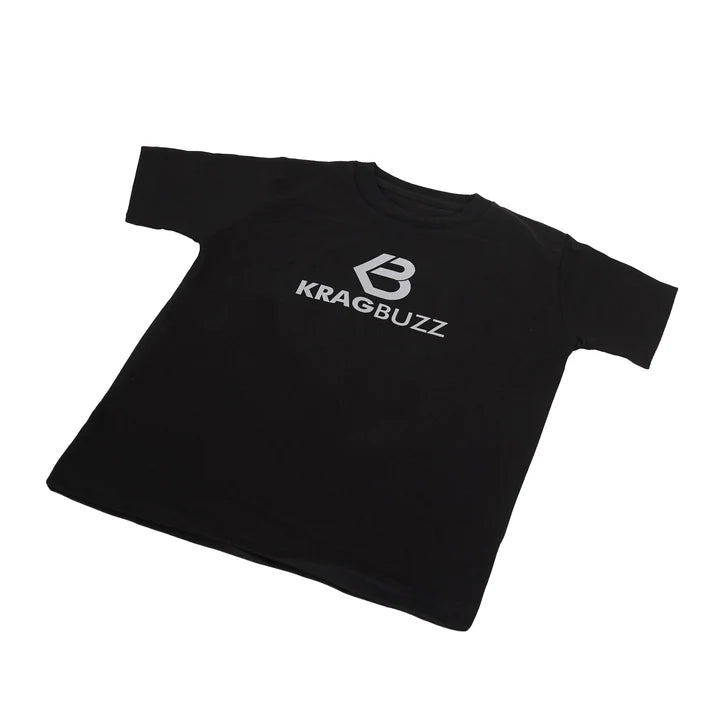 KRAGBUZZ Printed Cotton T-Shirt for Kids | Soft Half Sleeve Logo Tee | Comfortable Casual Wear for Boys & Girls