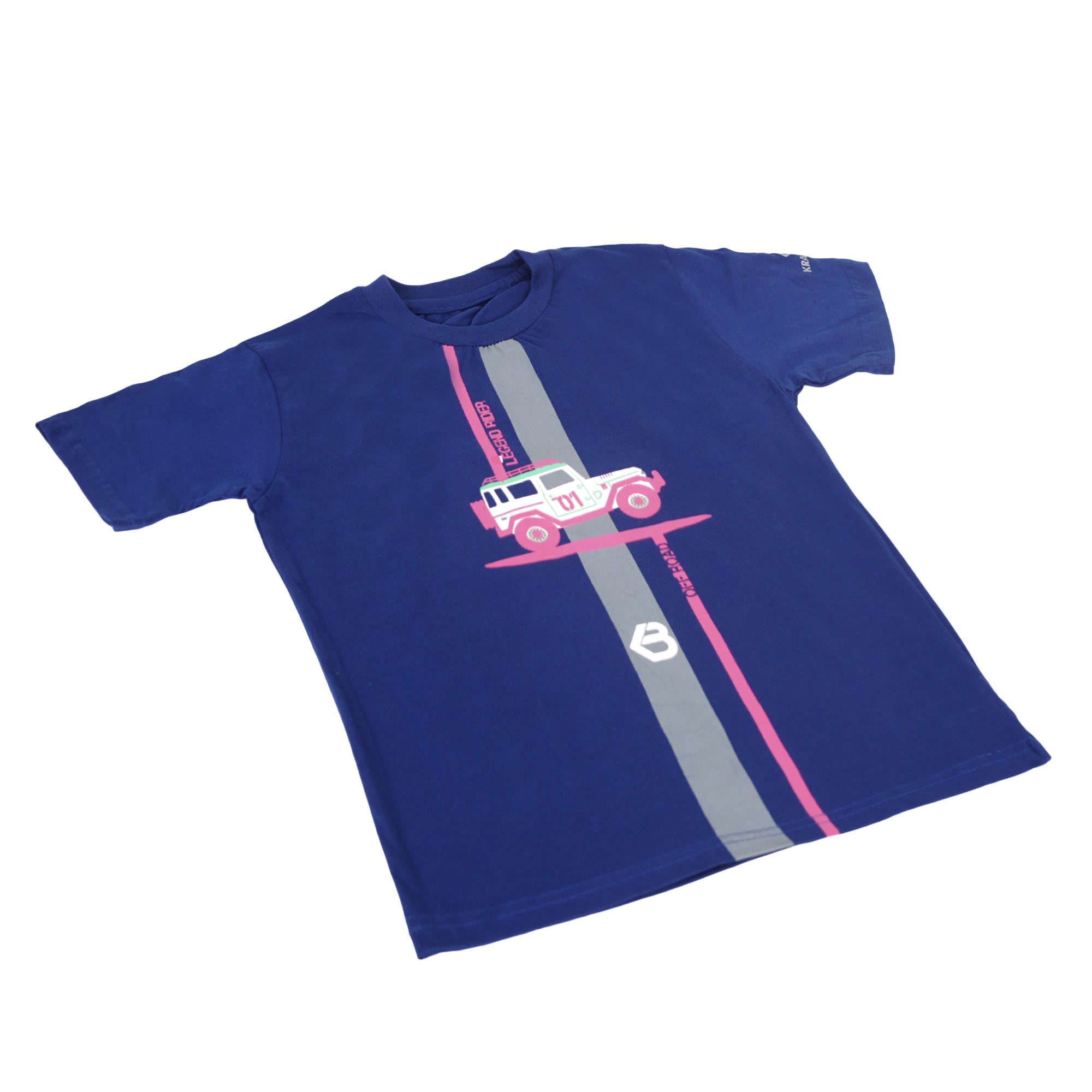 Printed Cotton T-Shirt for Kids | Soft Half Sleeve Tee with Jeep Cartoon Design | Comfortable Casual Wear for Boys & Girls