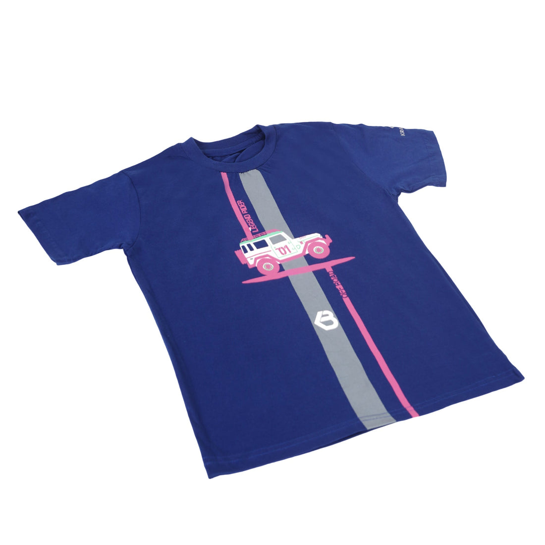 Printed Cotton T-Shirt for Kids | Soft Half Sleeve Tee with Jeep Cartoon Design | Comfortable Casual Wear for Boys & Girls