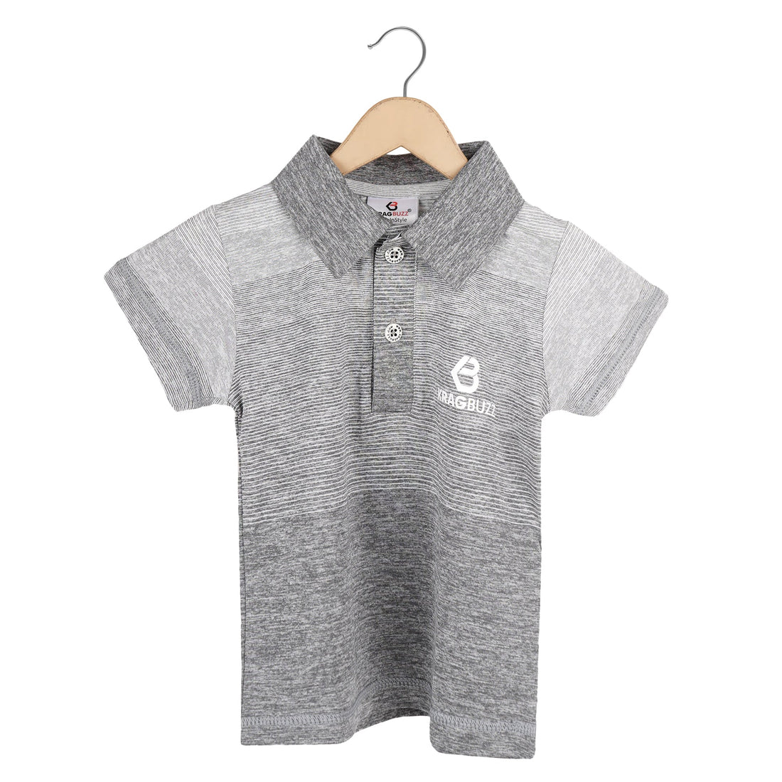 KRAGBUZZ Kids Polo T-Shirt | Premium Cotton Blend Half Sleeve Collared T-Shirt | Comfortable Casual Wear for Boys & Girls