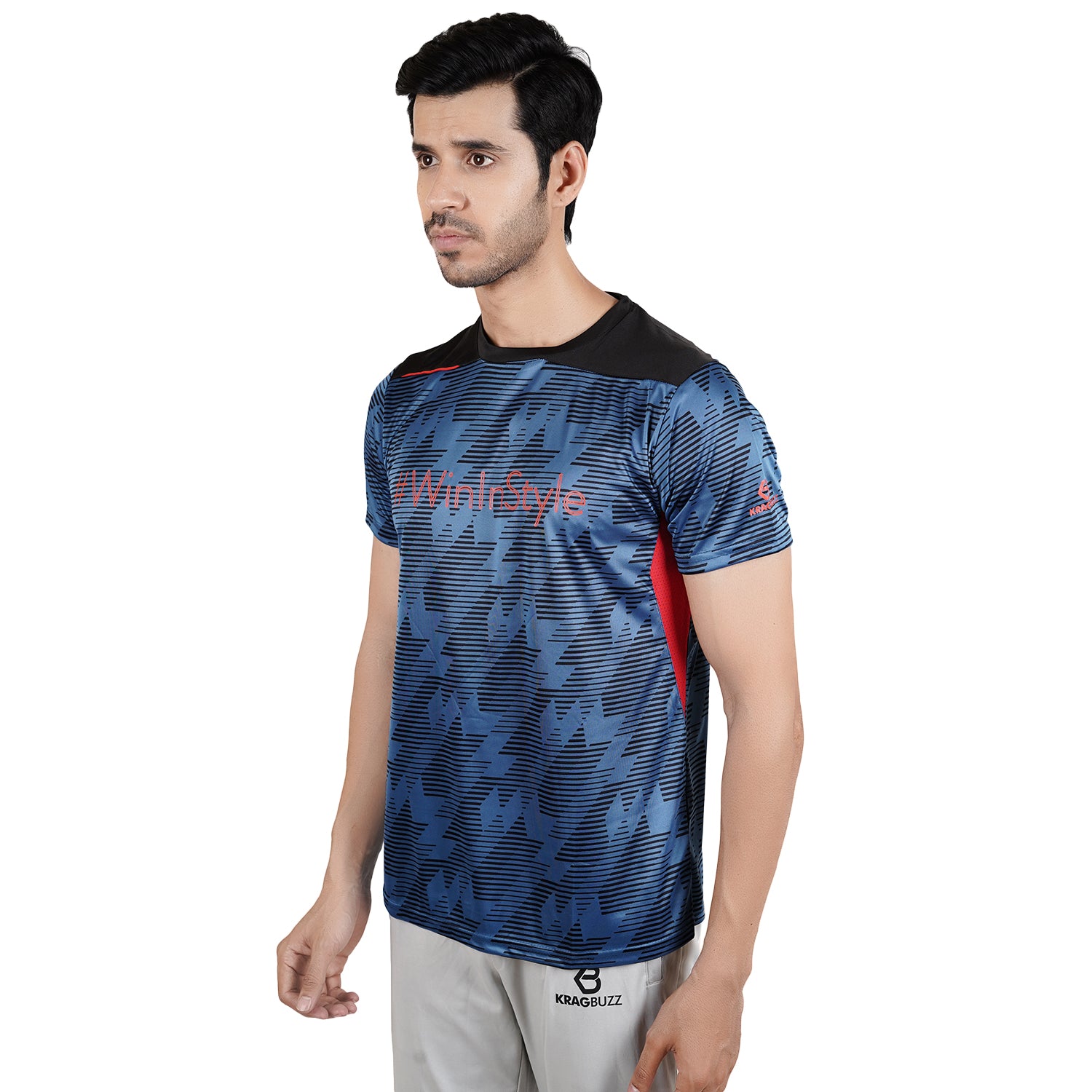 Zig Zag Round Neck