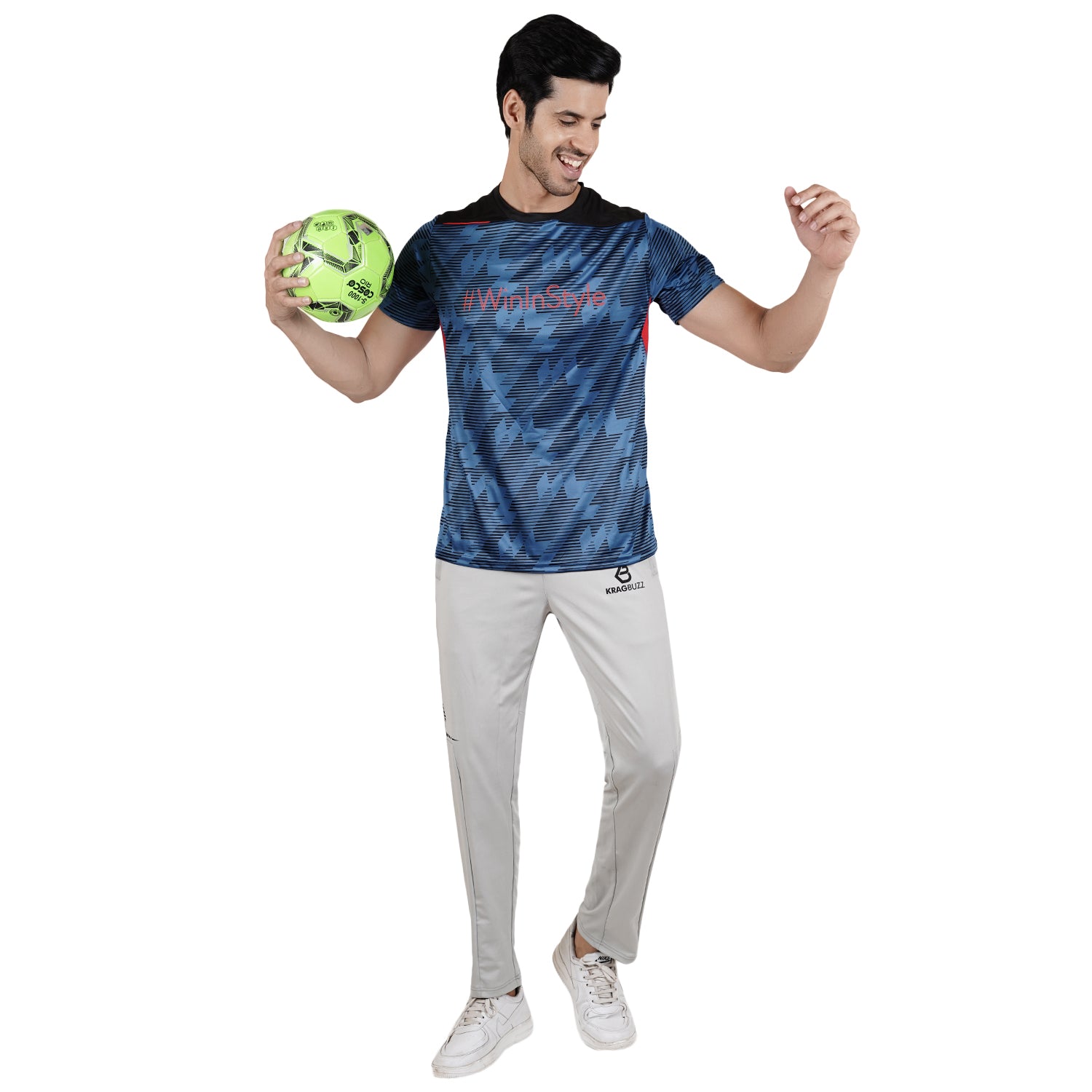Zig Zag Round Neck