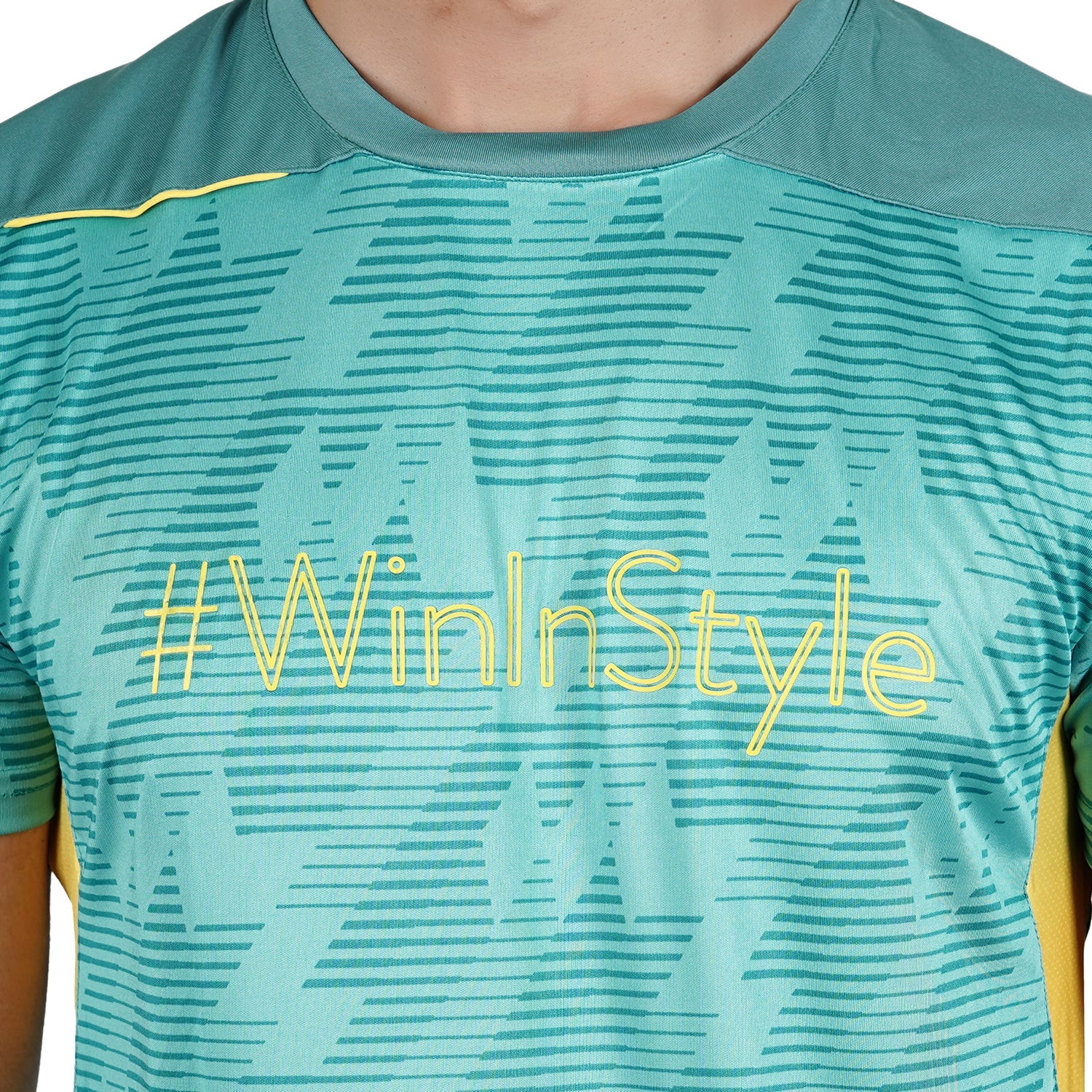 Zig Zag Round Neck Short Sleeve T-shirts