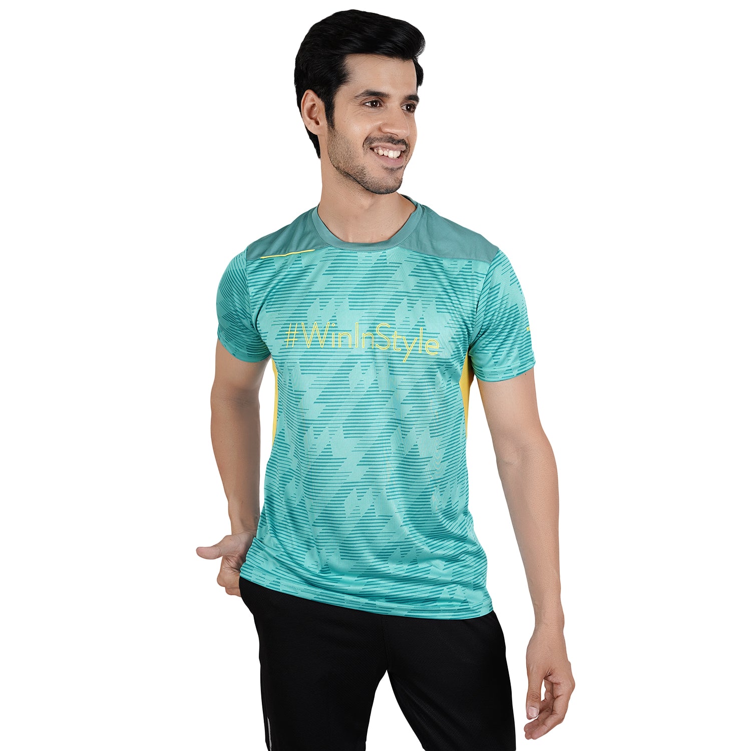 Zig Zag Round Neck