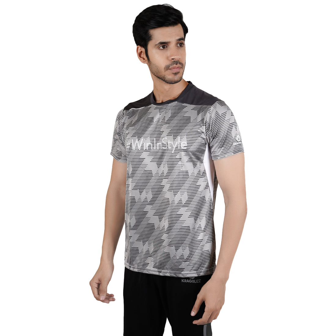 Zig Zag Round Neck
