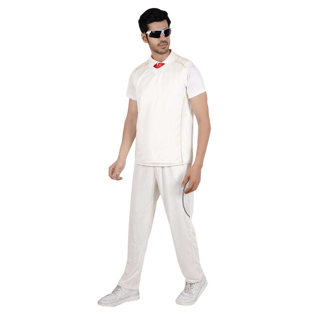 Cricket White Sweaters - kragbuzz