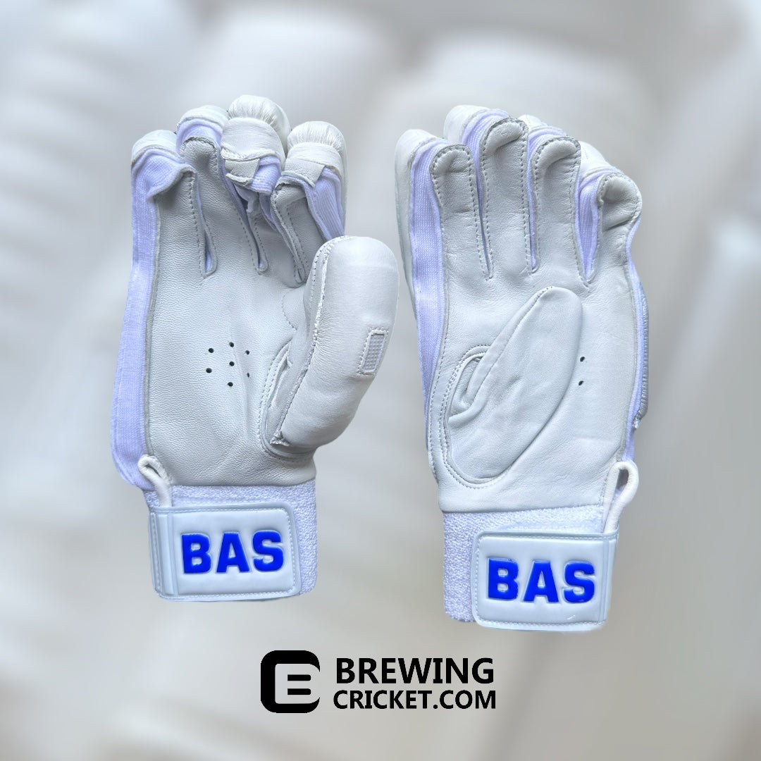 BAS Players All White Batting Gloves Kragbuzz Retail