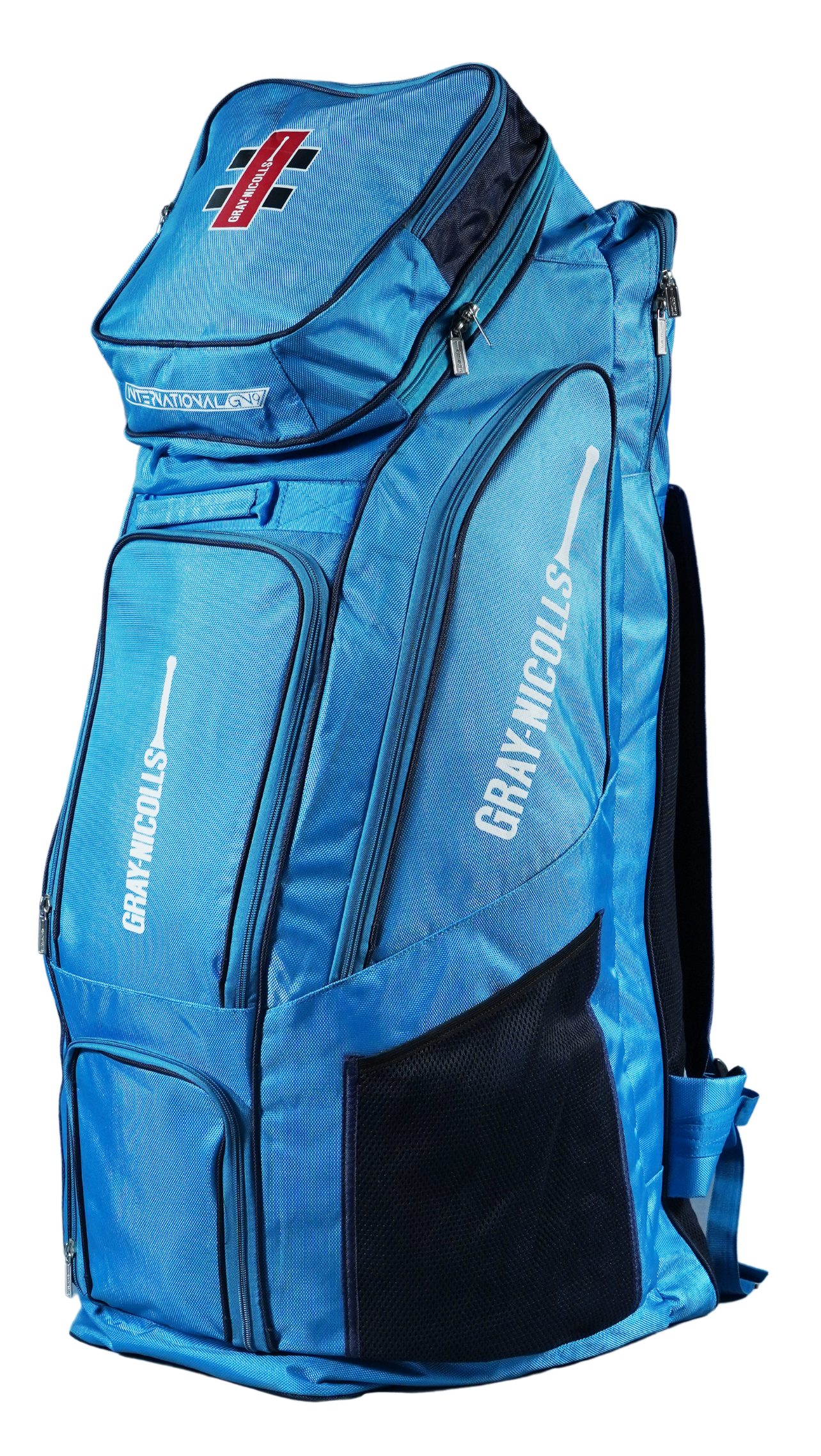 Gray-Nicolls GN9 International Black/Blue/Silver - Duffle Kit Bag