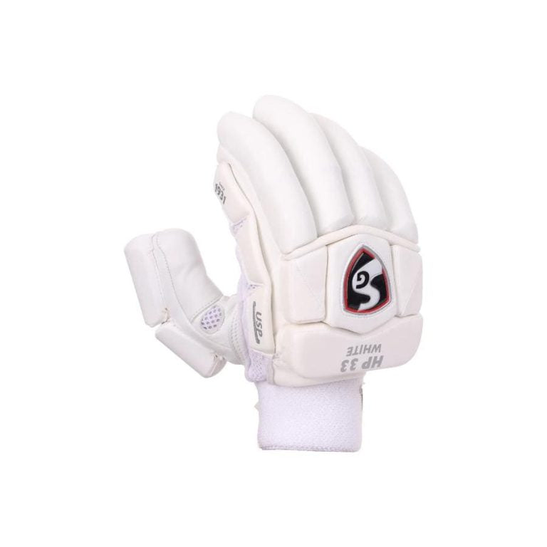 SG HP 33 WHITE BATTING GLOVES