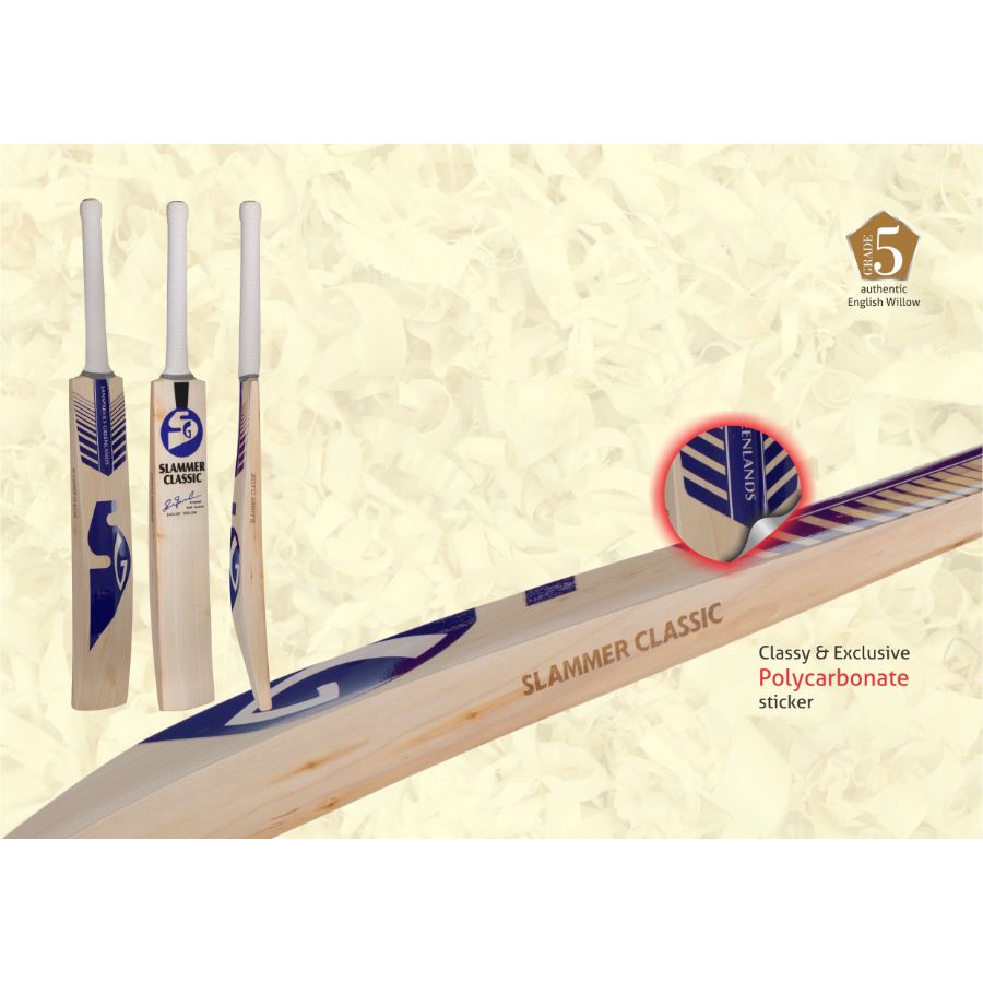 SG SLAMMER CLASSIC ENGLISH WILLOW CRICKET BAT