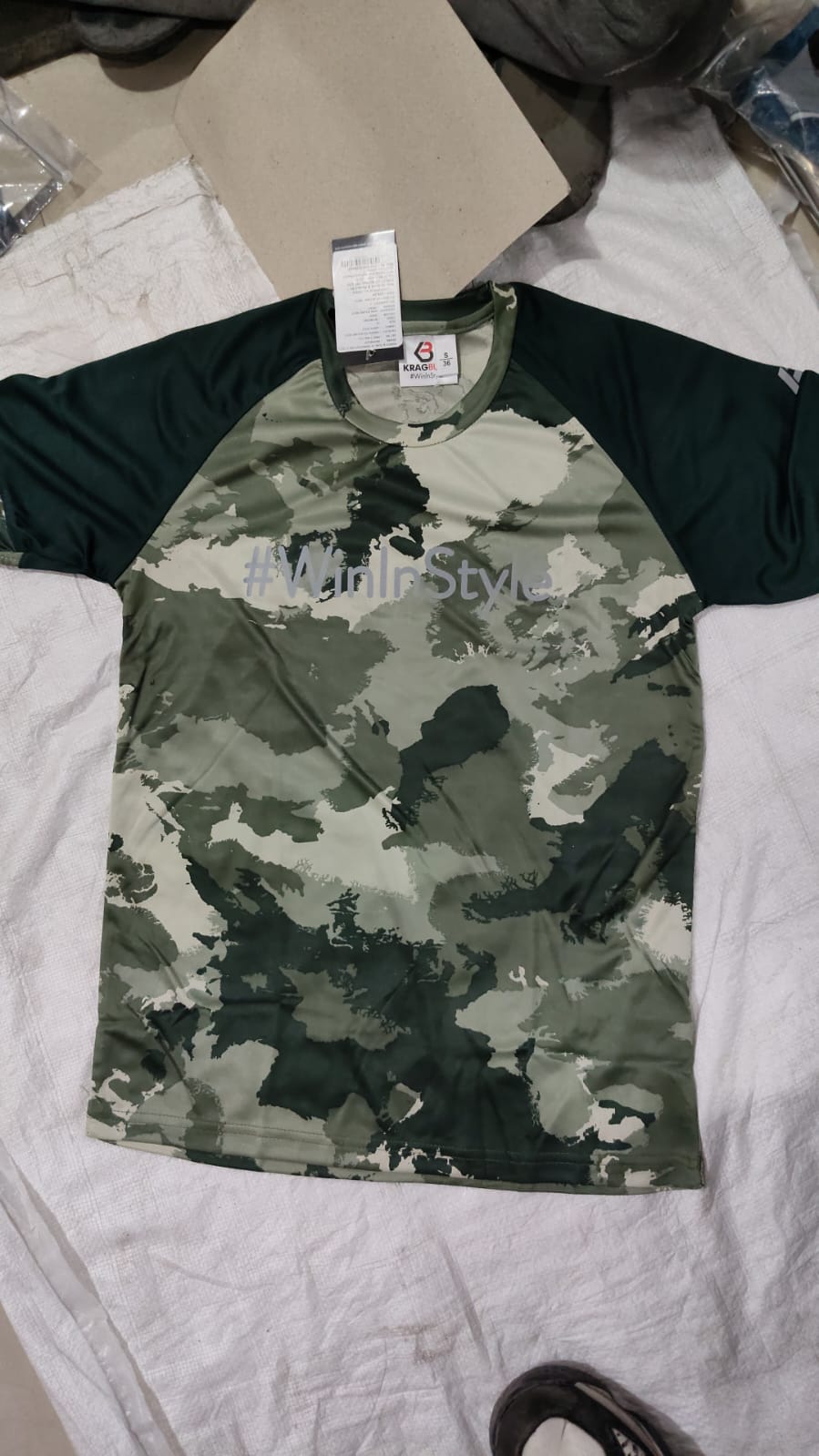 CAMOU TEE ROUND NECK