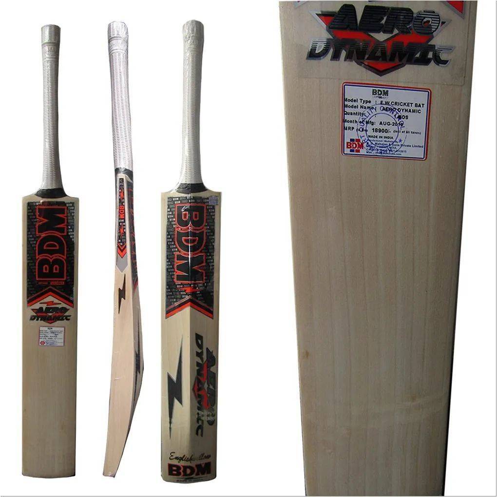 BDM Aero Dynamic English Willow Cricket Bat
