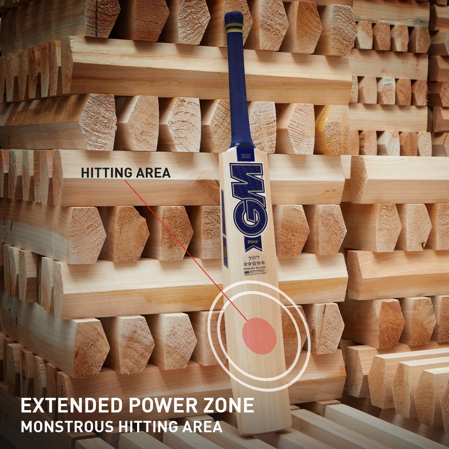 Brava 707 English Willow Cricket Bat