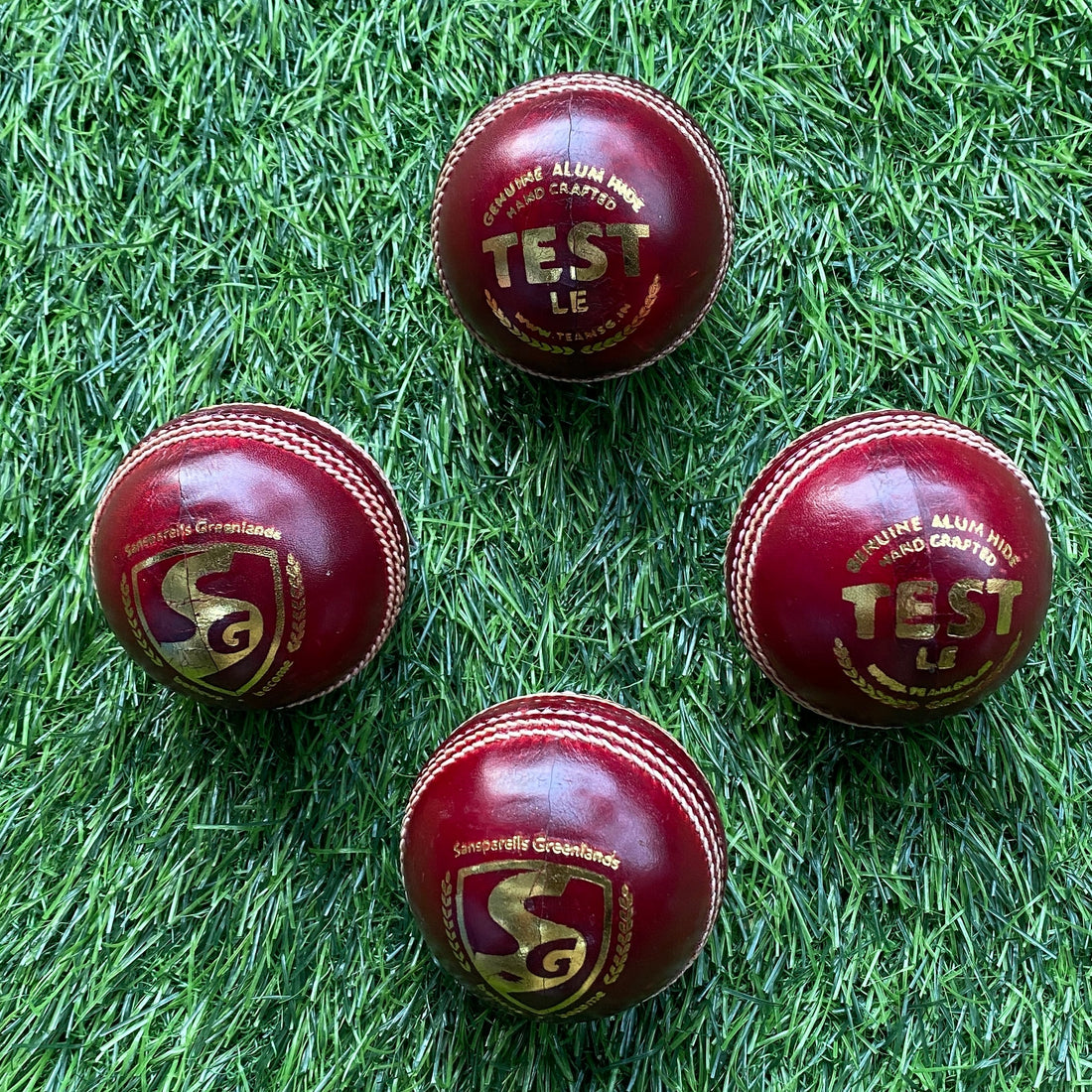 SG Test LE - Red / White / Pink Cricket Ball