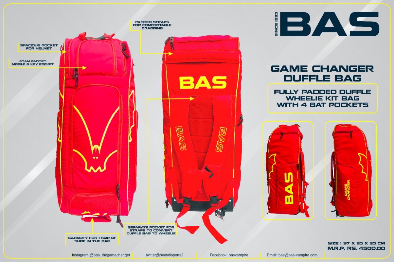 BAS “Game Changer “ - Duffle Wheele Bag
